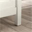 Bureau en L, finition blanche