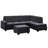 Modern Sectional Sofa With Reversible Chaise-1388805733