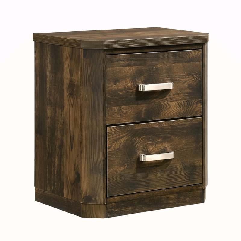 Table de chevet 2 tiroirs Rustic