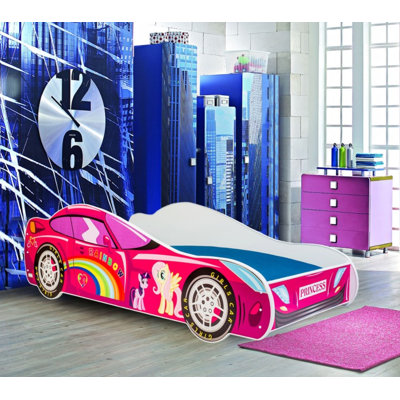Pink Car children's bed