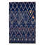 Tapis bleu marine 5 pi 9 po x 9 pi 2 po Marrakech