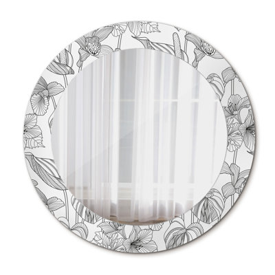 Huldar Glass Flat Wall Mirror