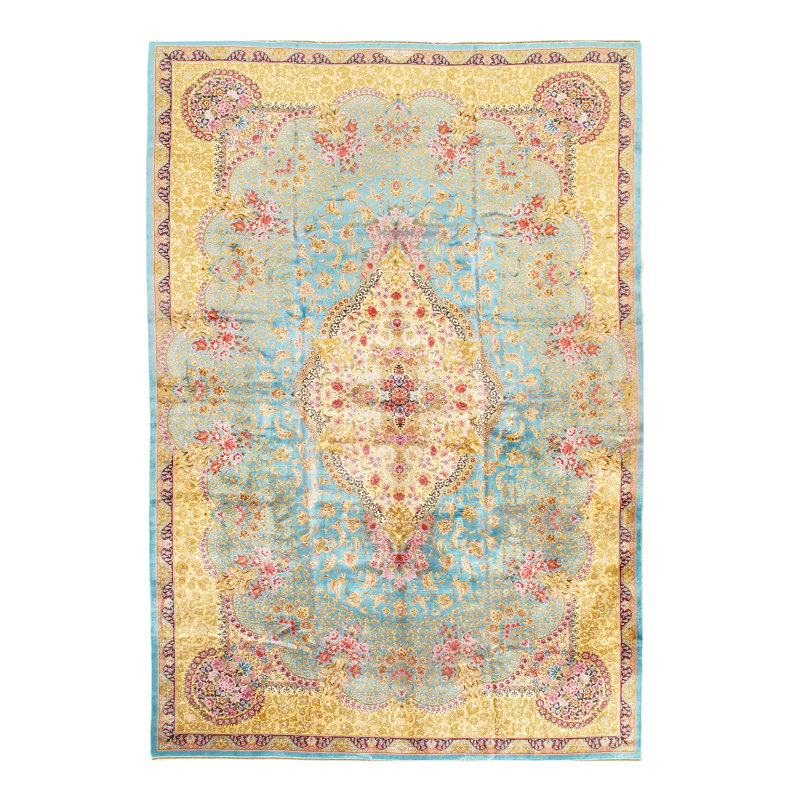 Tapis persan Qum Design 6'6"X 9'6"