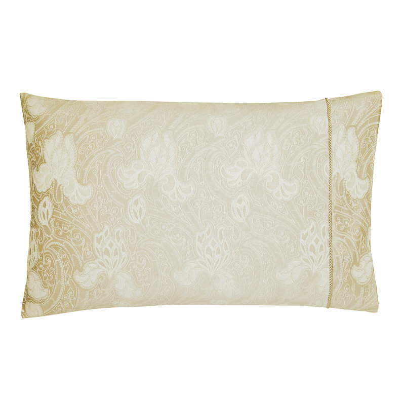 ASHBEE Cotton Blend Floral Duvet Cover Set with Pillowcases Included, Single Duvet Cover Set + 1 Additional Piece, Gold
