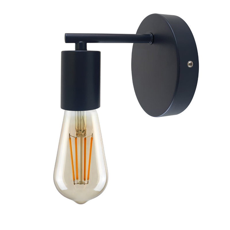 Moberly Armed Sconce, Black