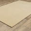Yolandi Beige Solid Color Hand Tufted Wool Area Rug-372603437