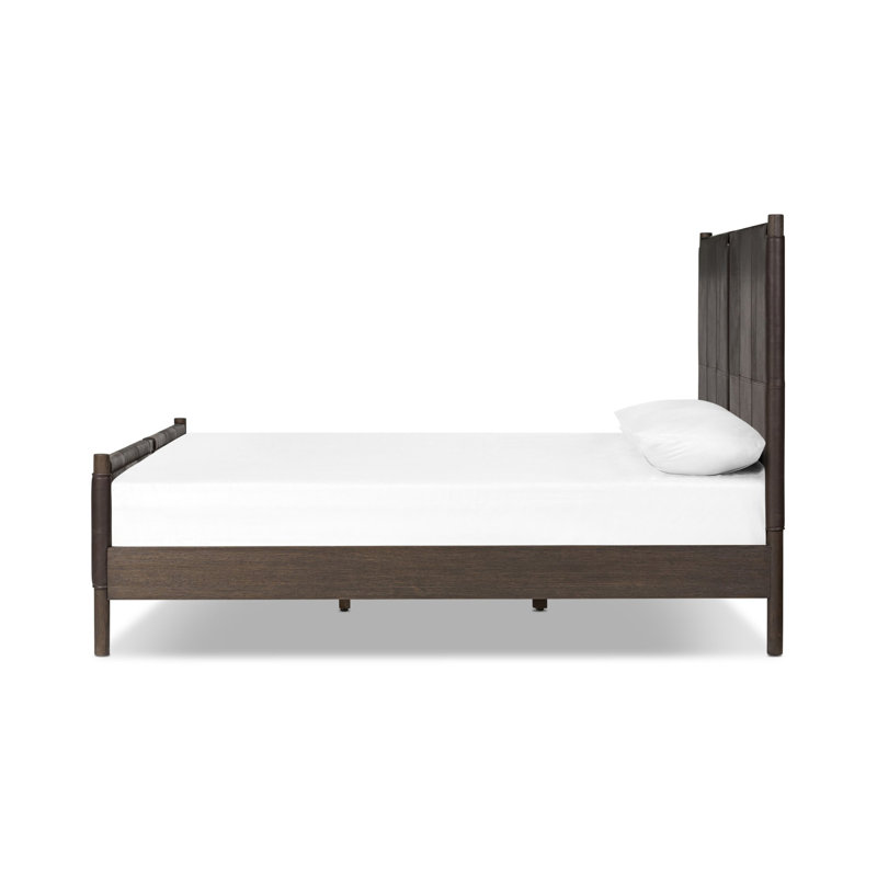 Salado Leather Bed, Heirloom Cigar, King