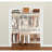Rubbermaid FastTrack 6 to 10 Ft Wide White Wire Closet Configuration Storage Kit