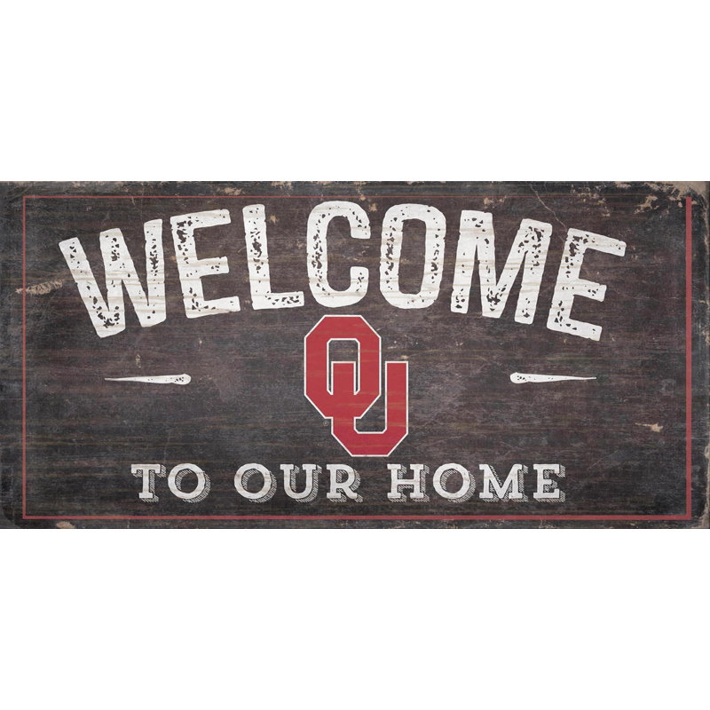 Décoration murale ncaa welcome, Oklahoma Sooners