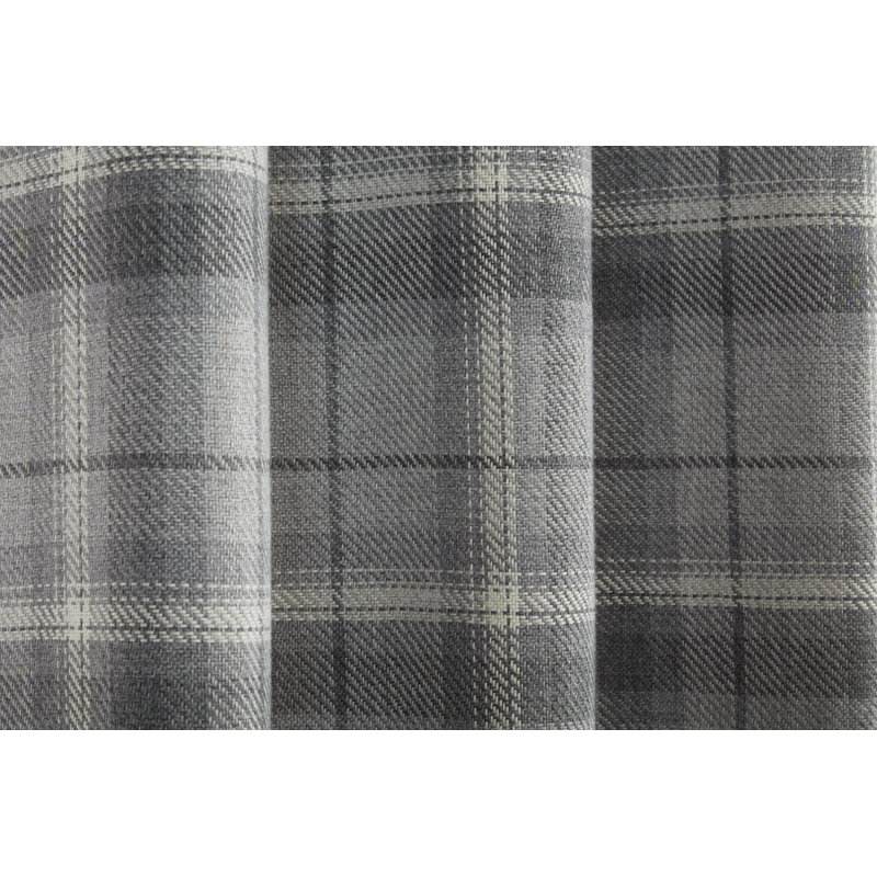 Leatherman Blackout Curtain Pair, Grey, 229 W x 229 D cm
