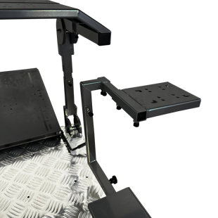 Fauteuil de jeu inclinable et réglable en cuir GTR Simulateur