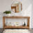 60" x 10" Solid Wood Console Table-2128342059