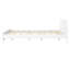 Lit en bois de pin massif, grand et stable, sans sommier, couleur blanche-1947101202-1947101201
