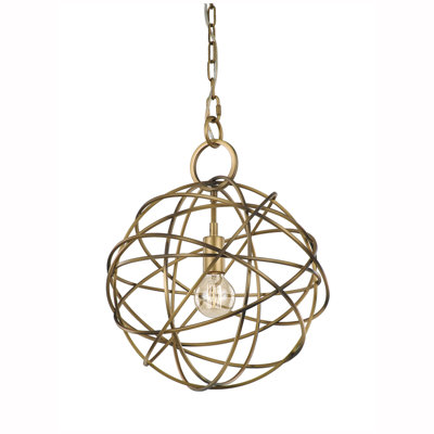 Adaiya 1 - Light Gold Single Pendant