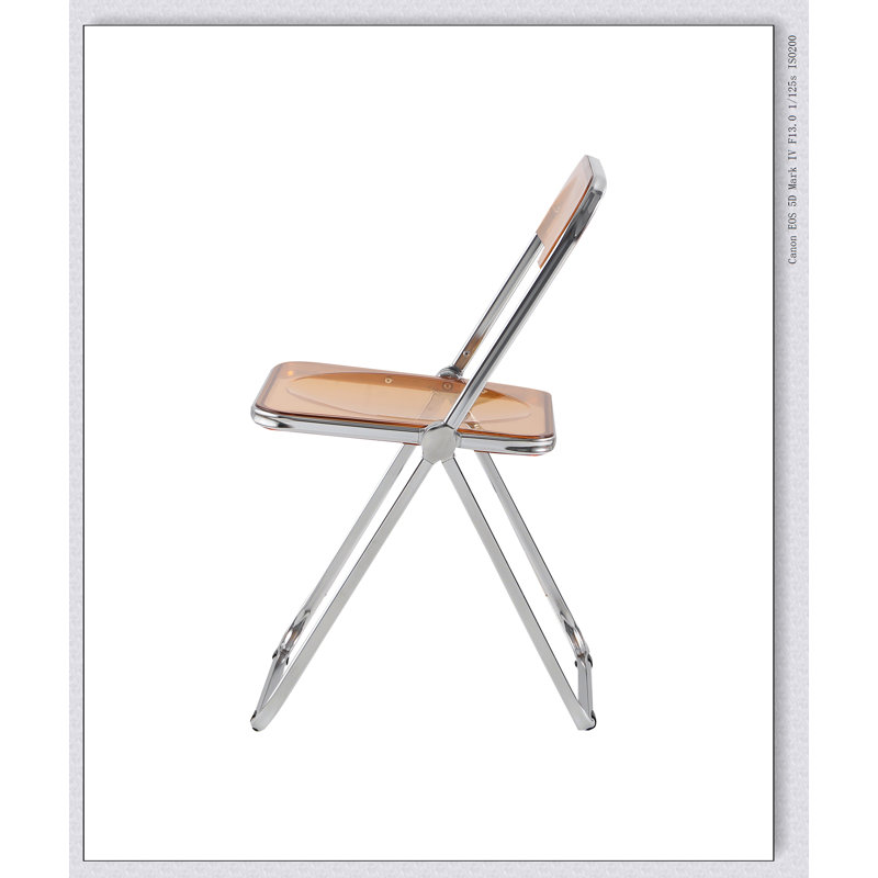 Chaise pliante / Chaises transparentes - Chaise fantôme empilable en cristal empilable - Plastique PC