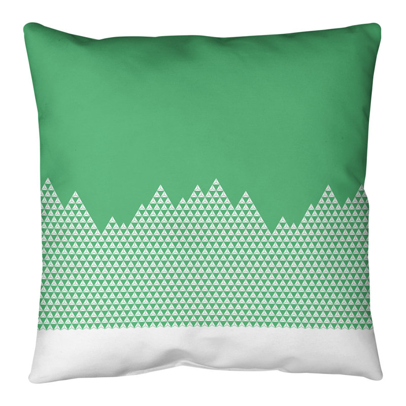 Coussin de sol Katelyn Elizabeth, 28 po x 28 po, Vert