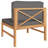 Teak Patio Chair with Cushions-58919156