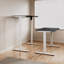 120*60*1.5cm, Electric Lift Desk Frame with Three Memory Functions , White-1426597478