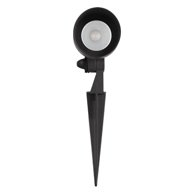 CD45 Black Adjustable LED Directional Outdoor Spotlight
