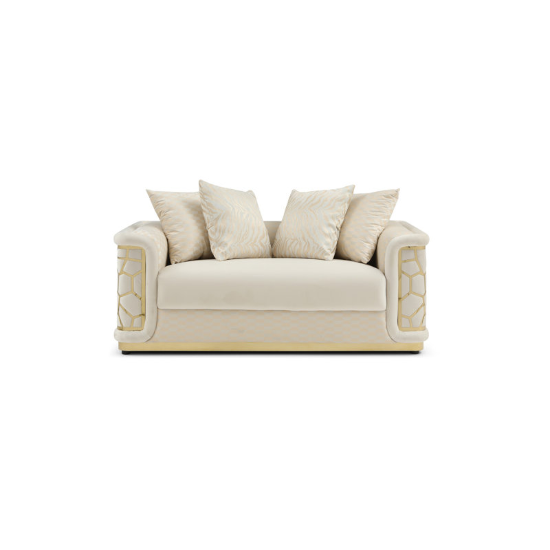 Talia  Loveseat , IVORY, Ivory