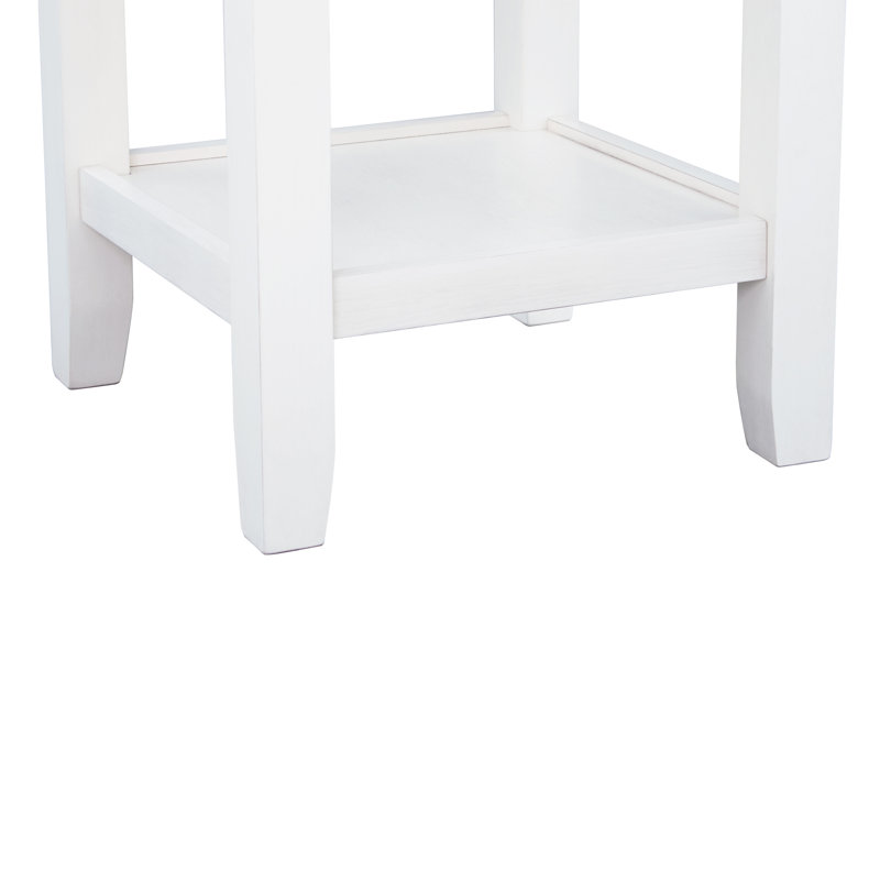 Ensemble de table de salle à manger 5 pièces à hauteur de comptoir de style moderne avec tablette de rangement, support en verre et 4 chaises à dossier croisé, chaise de salle à manger, ensemble de table de salle à manger, cerisier et blanc