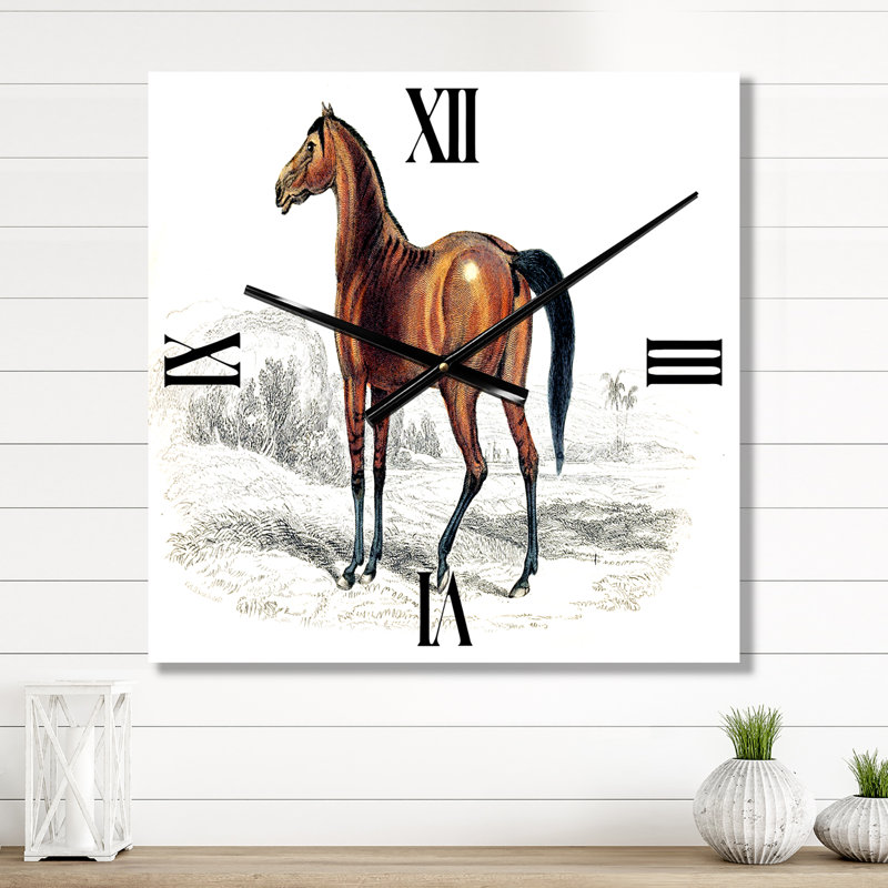 Horloge murale cheval, Très grand