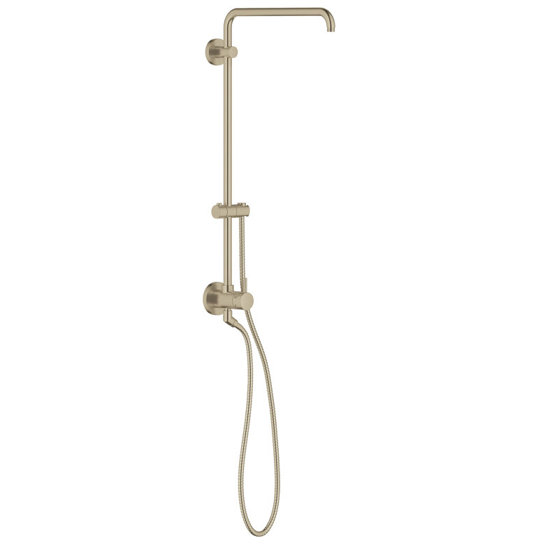 Retro-Fit™ Complete Shower System, Brushed Nickel Infinity