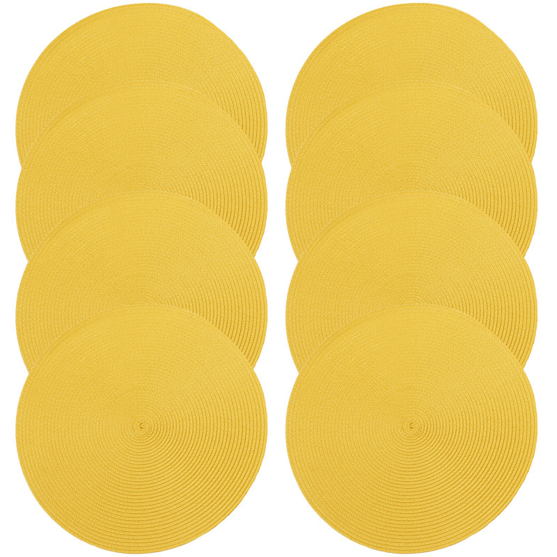 Darien Polypropylene Plastic Round Placemat