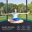 Songmics 366cm Round Backyard Trampoline with Safety Enclosure