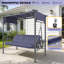 3 Person Porch Swing with Canopy-1945847061