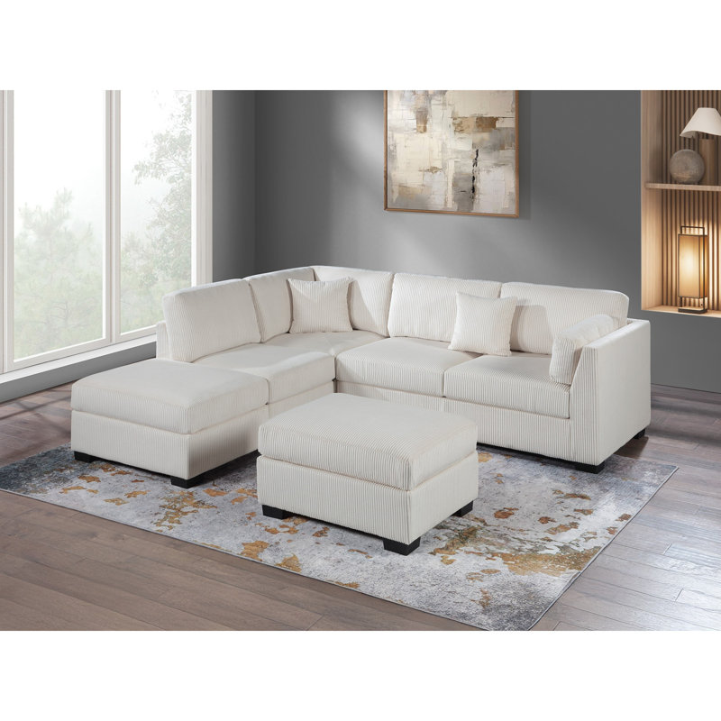 Canapé modulaire contemporain, Beige