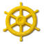 Deluxe Captains Ship Wheel