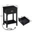 Ensemble de chambre à coucher avec lit tapissier 3 pièces Tontouta-1065890552