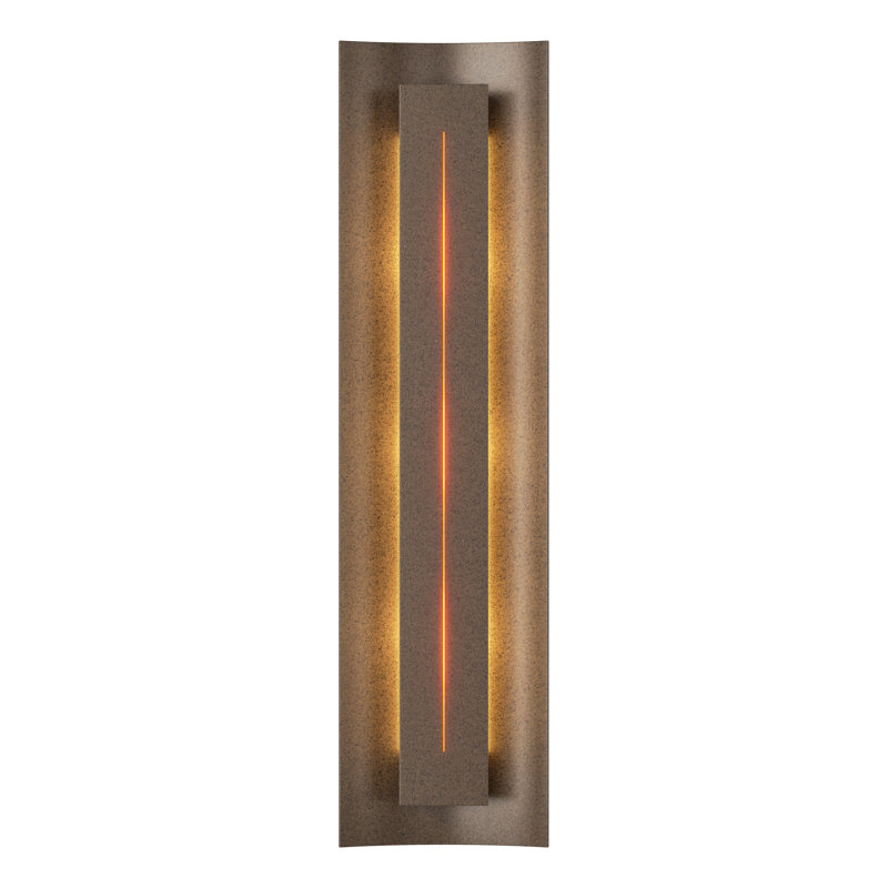 Gallery Dimmable 8 Lbs Flush Mount Scone, Bronze, Red