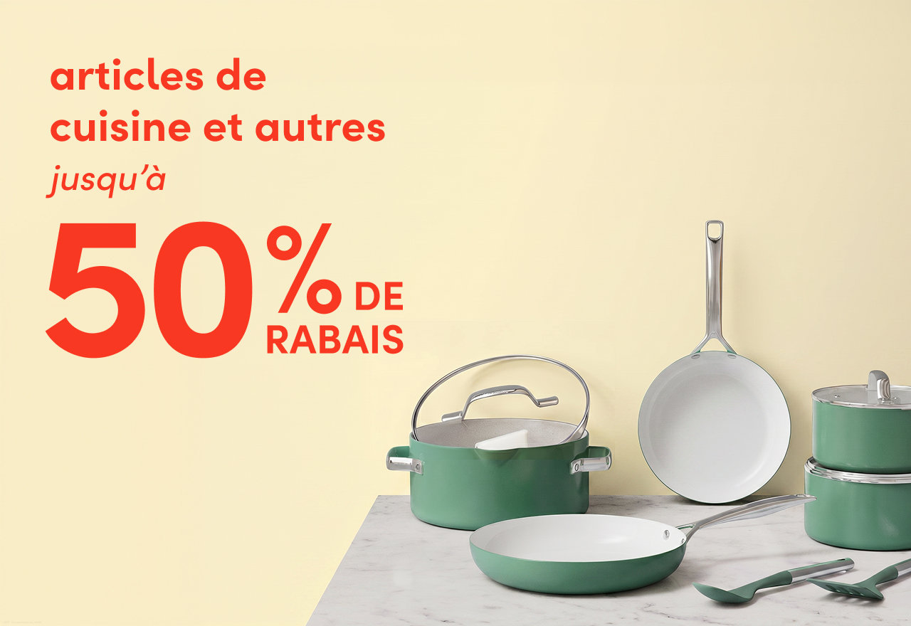 articles de cuisine et autres en solde