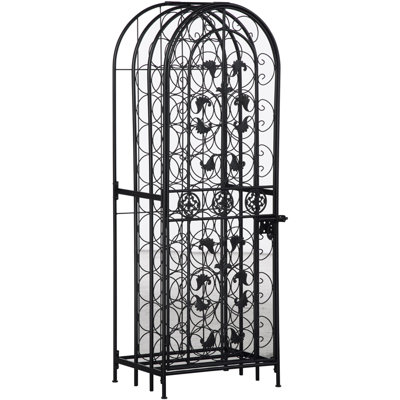 Wrought Iron Wine Rack by Bloomsbury Market