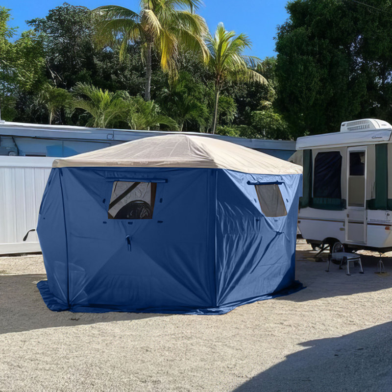 Quick-Set Screen Hub Tent Wind & Sun Panels, Accessory Only, Blue (3 Pack), Slate Blue