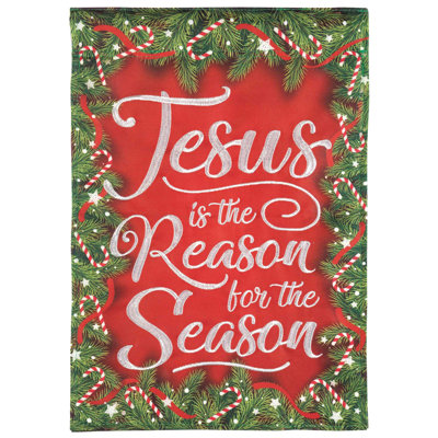 Daryoosh Double Sided 18'' H x 13'' W Polyester Christmas Garden Flag