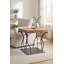 Atlas Side Table, Chamcha Wood/Metal, Natural