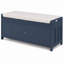 Banc de rangement rembourré avec armoire-381537197