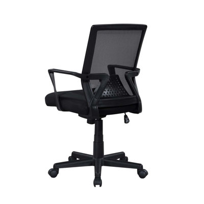 Modern Breathable Mesh Office Chair With Comfort And Aesthetics, 24.9 In Width, 40.13 Height Ergonomic For Office, Lumbar Support, Minimalist Design, 20.09 Lb Weight