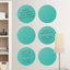 Keristen Abstract Non-Wall Damaging Chalkboard Decals