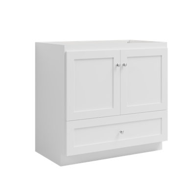 Armoire de salle de bain Shaker l 36 po x P 21 po x H 34,5 po sans plateau