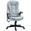 Siège inclinable en polyester et mousse gris clair avec conception réglable et télécommande, 10 po x 11 po x 18,6 po