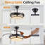 Kymiere 18.1'' Ceiling Fan with LED Lights
