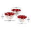 Winterfest 3 Piece Nesting Bowl Set - Snow Flower