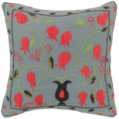 Coussin fait à la main éclectique Kilim Suzani
