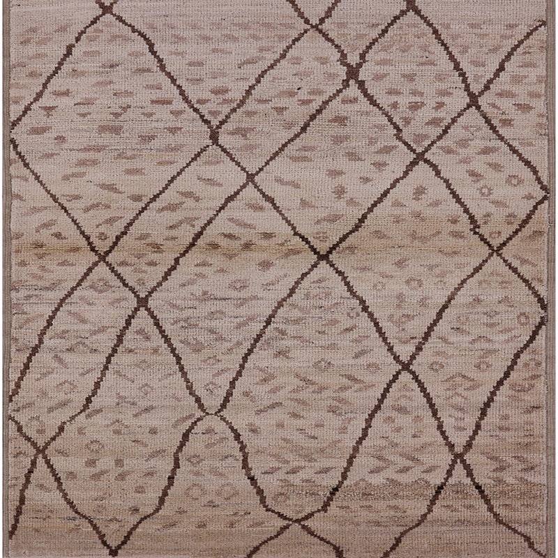 Tapis brun Wolfforth, Carré 3 pi
