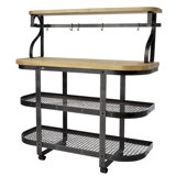Premier Kitchen Cart Wood