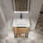 24" Freestanding Vanity with Resin Basin